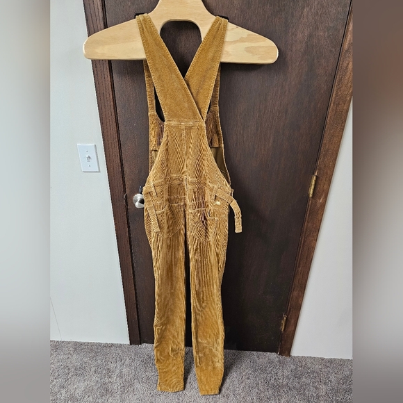 The Mumsie Caramella Stretch Corduroy Overalls, Size Large Maternity Baby Wear - Picture 10 of 14